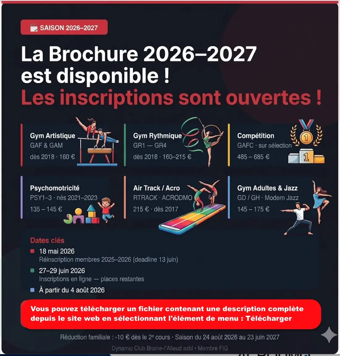 La saison 2026-2027 est lancée